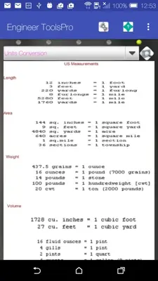 Engineering Tools Free android App screenshot 0